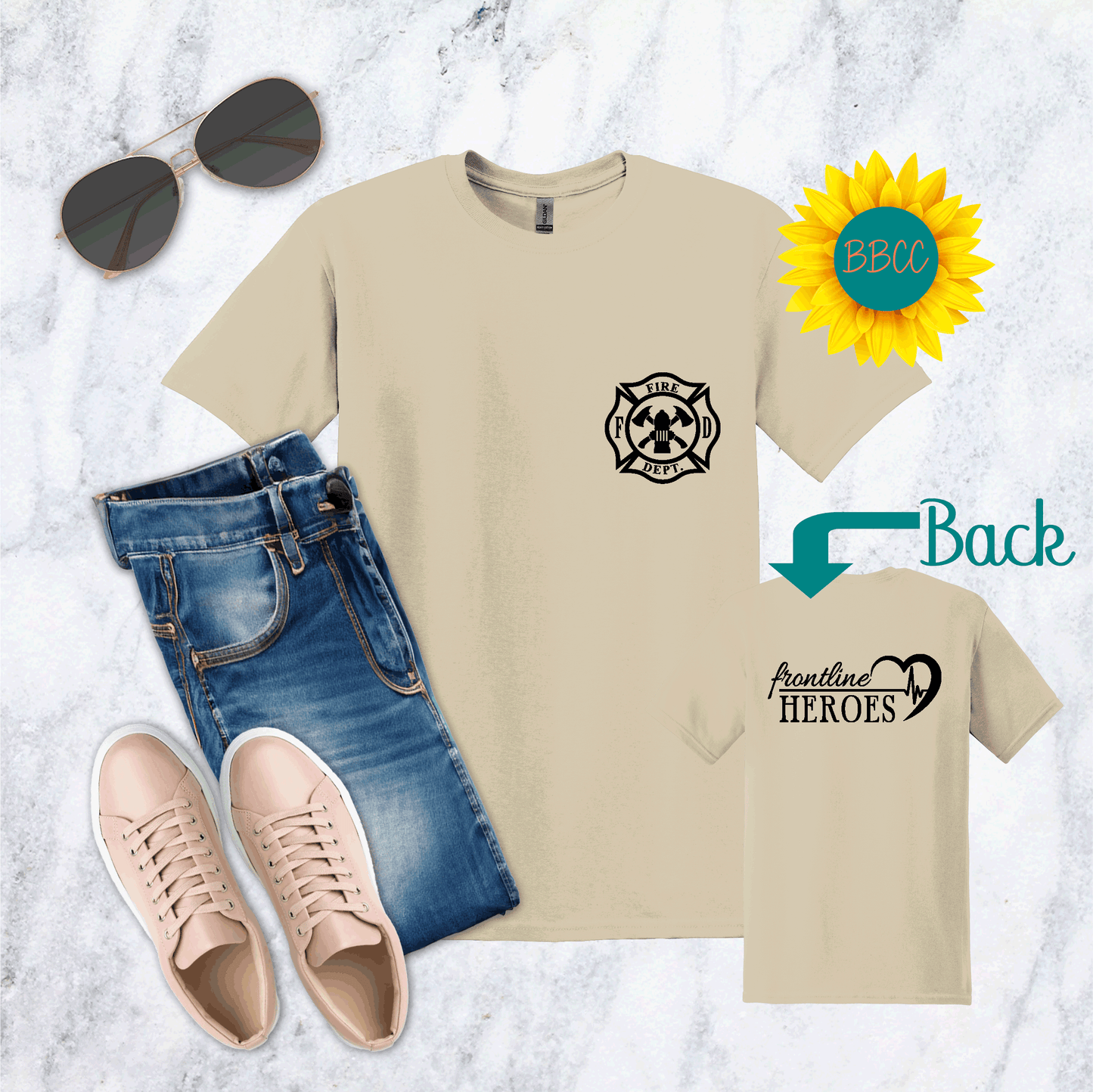 Frontline Firefighter T - Shirt