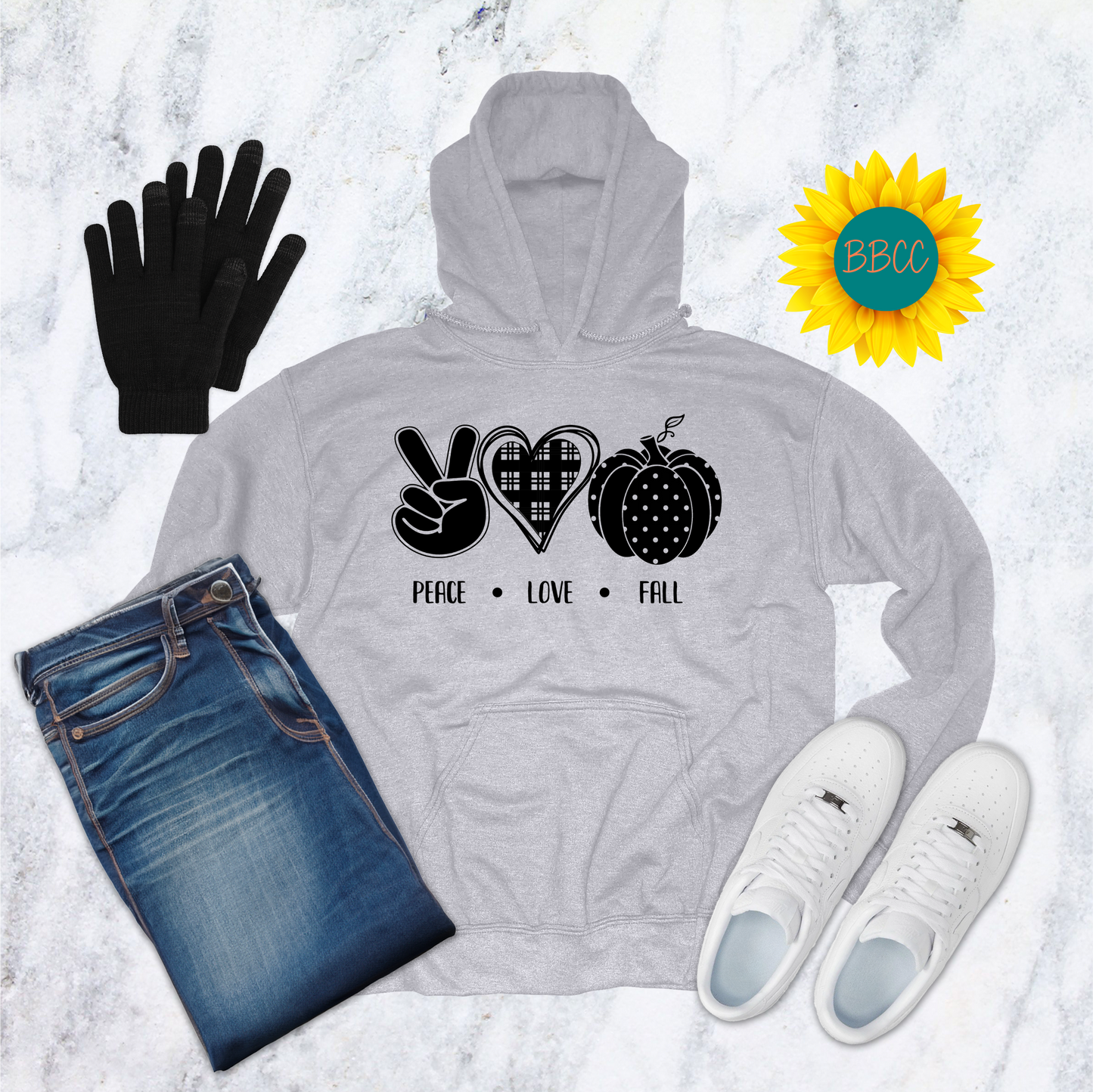 Peace Love Fall Hoodie
