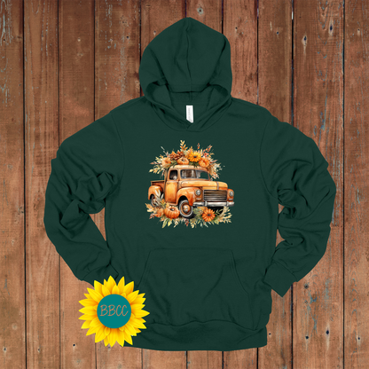 Sunflower Truck Hoodie