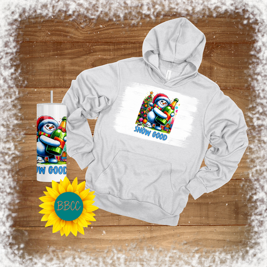 Adult Snow Good Hoodie & Tumbler Bundle