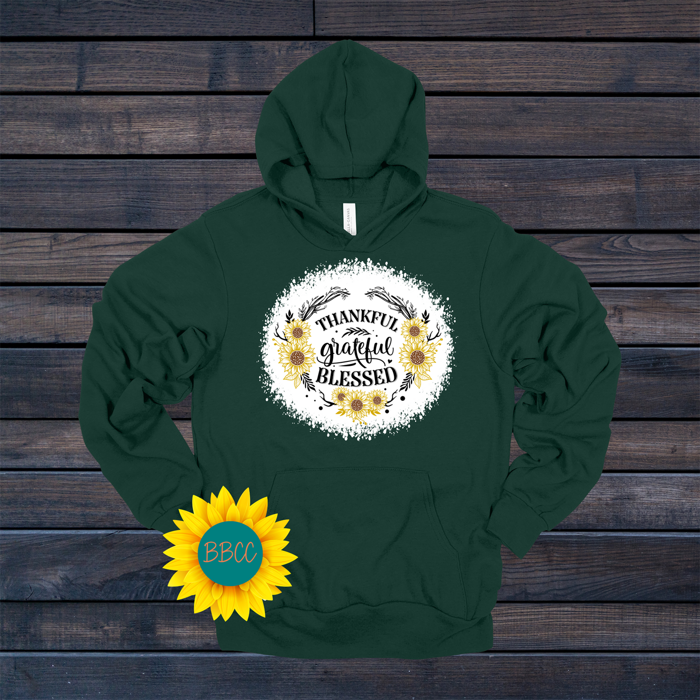 Thankful, Grateful, Blessed Hoodie