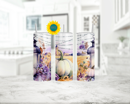Purple Pumpkins Tumbler