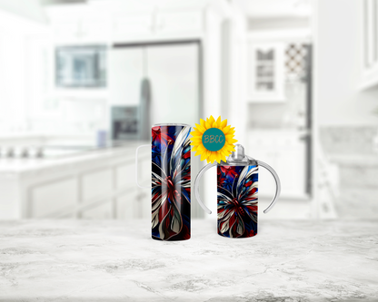 Patriotic Butterfly Tumbler