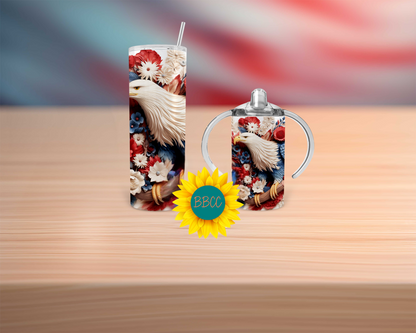 3D Eagle Tumbler