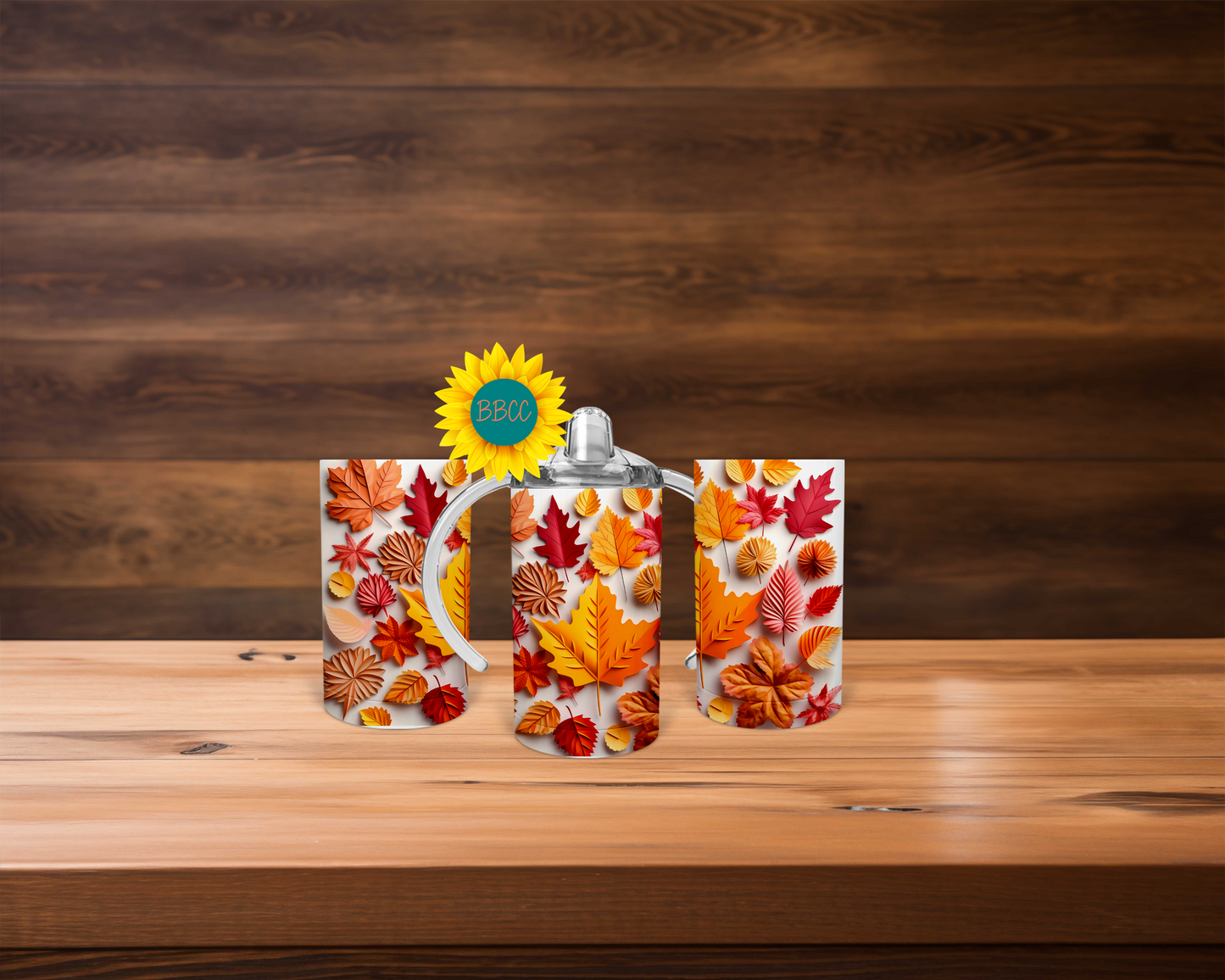 3D Leaves Tumbler