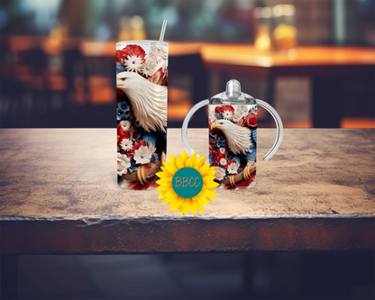3D Eagle Tumbler