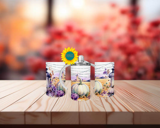 Purple Pumpkins Tumbler