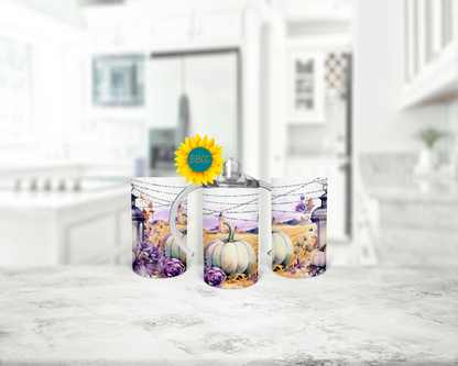 Purple Pumpkins Tumbler