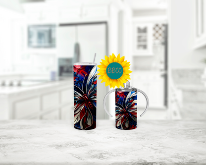 Patriotic Butterfly Tumbler