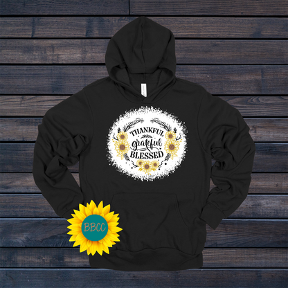 Thankful, Grateful, Blessed Hoodie