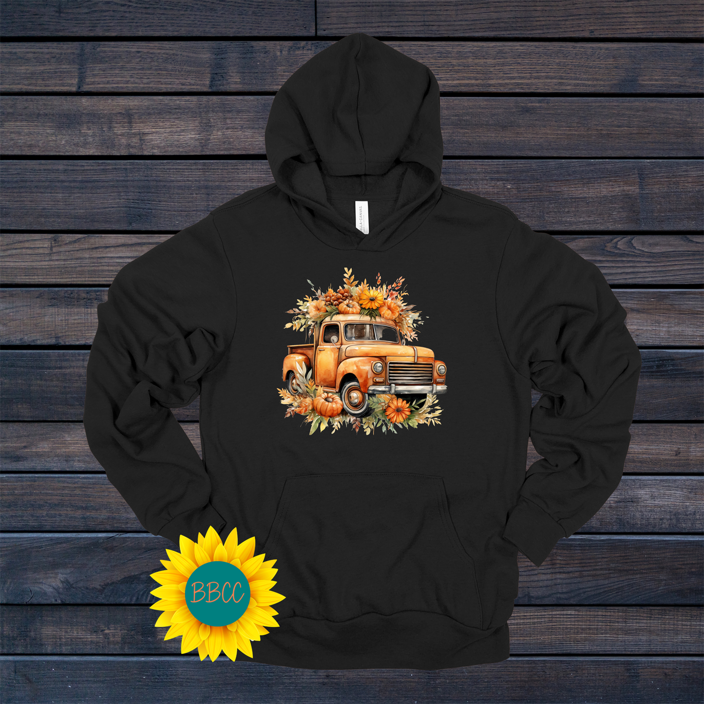 Sunflower Truck Hoodie