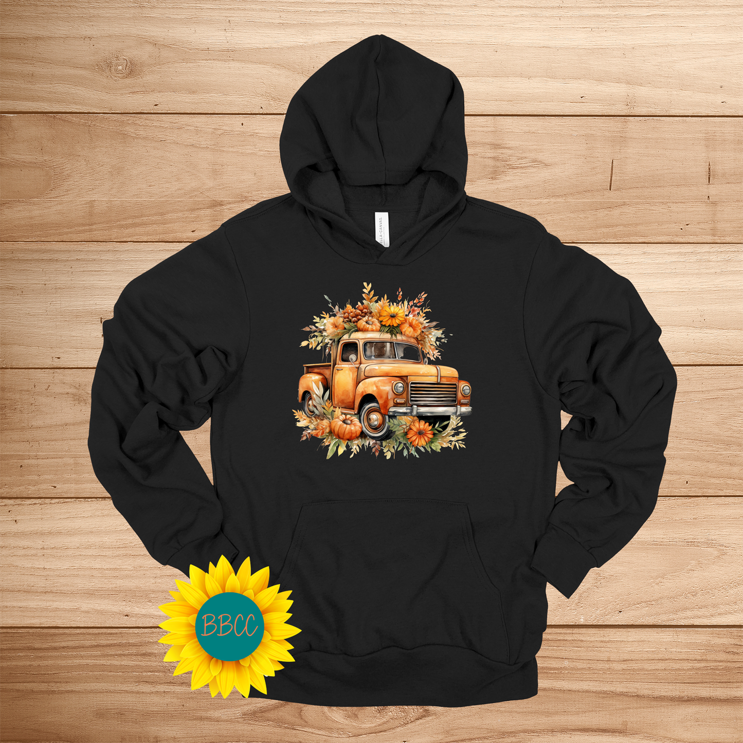 Sunflower Truck Hoodie