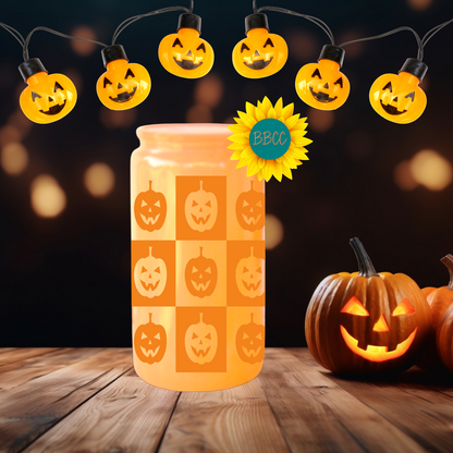 Grin Grid Glow Tumbler