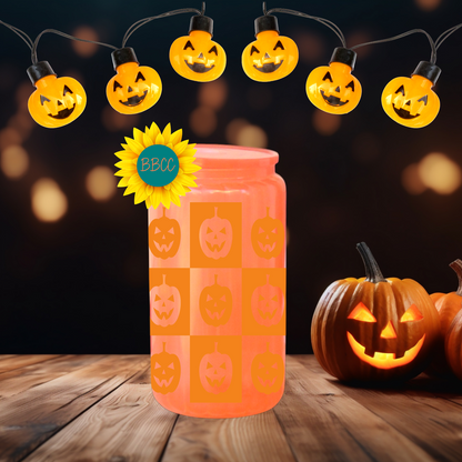 Grin Grid Glow Tumbler