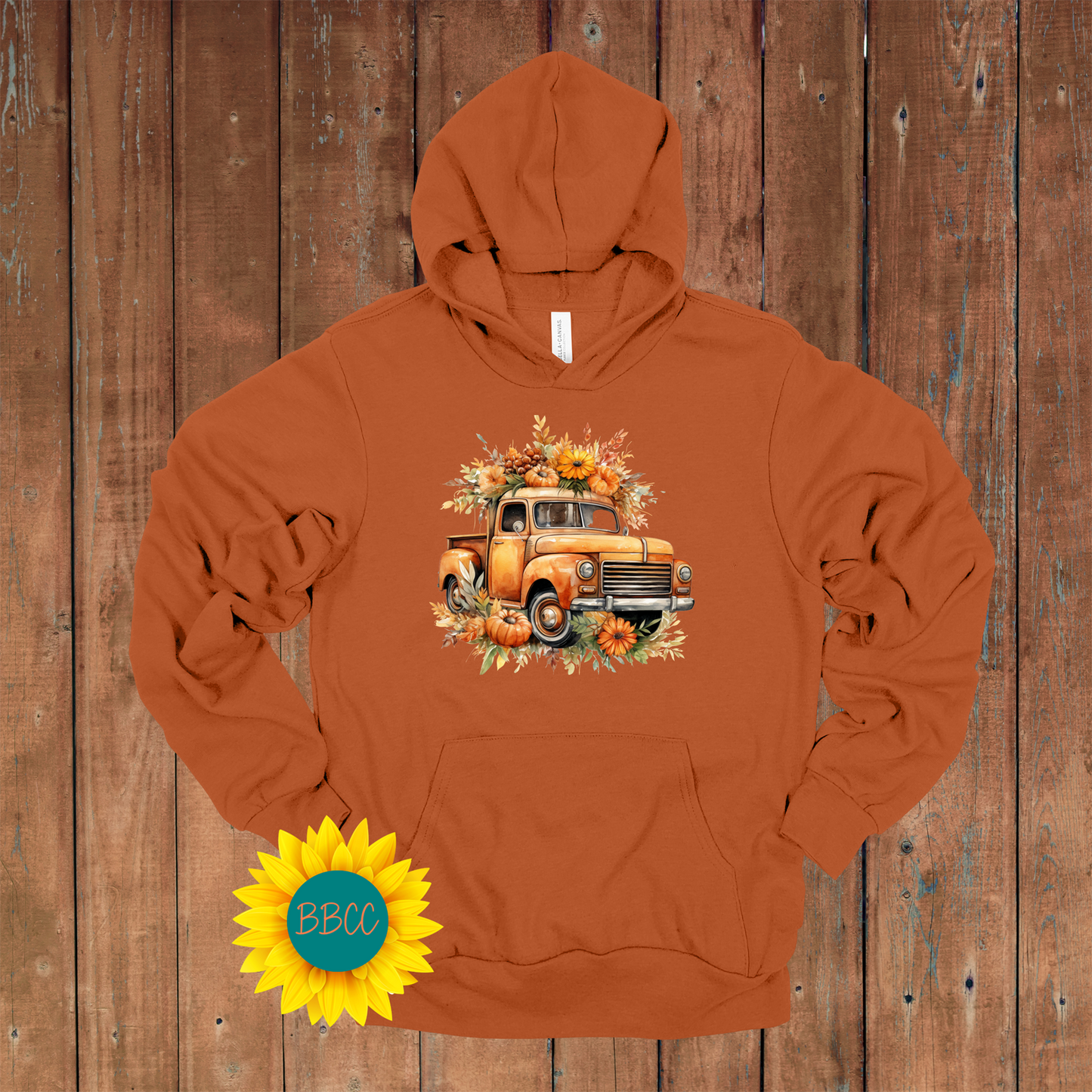 Sunflower Truck Hoodie
