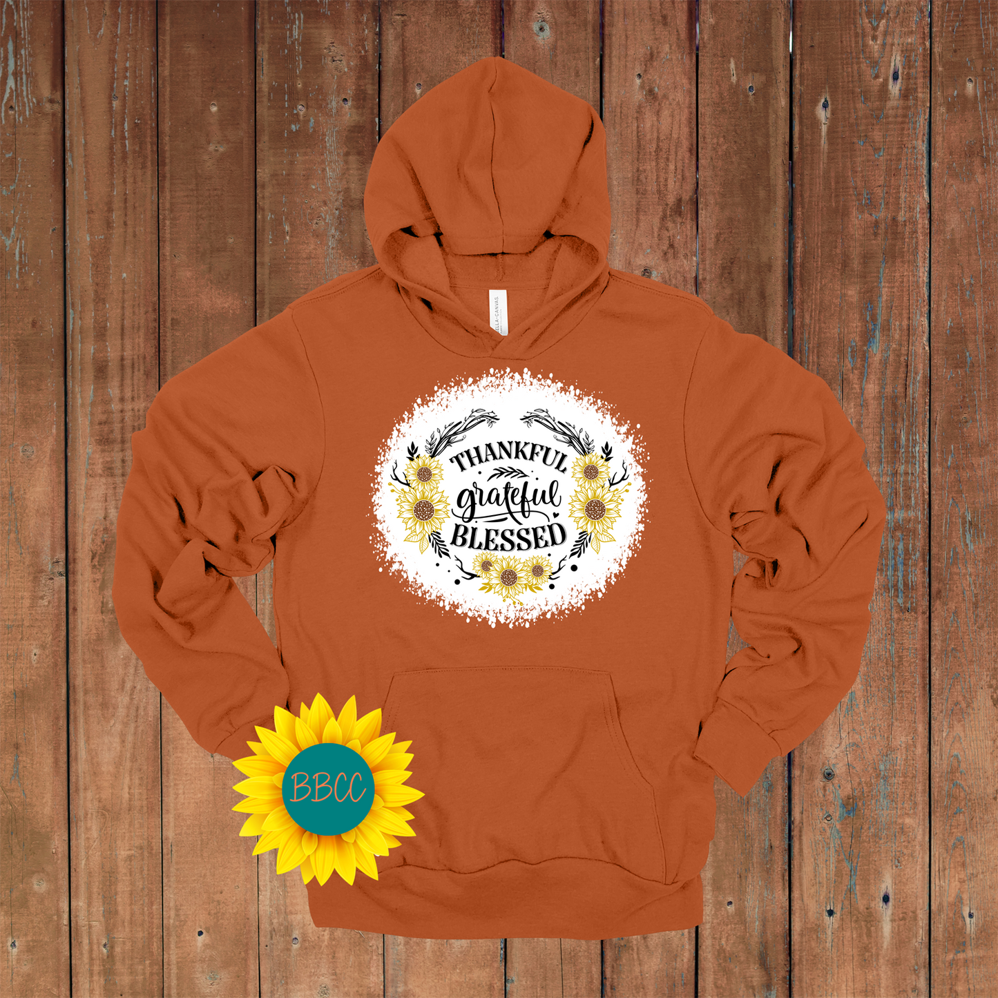 Thankful, Grateful, Blessed Hoodie