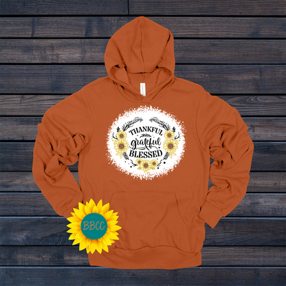 Thankful, Grateful, Blessed Hoodie