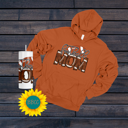 Football Mom Hoodie & Tumbler Bundle