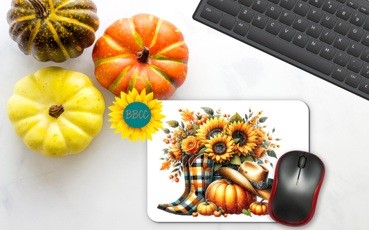 Country Sunflower Mouse Pad