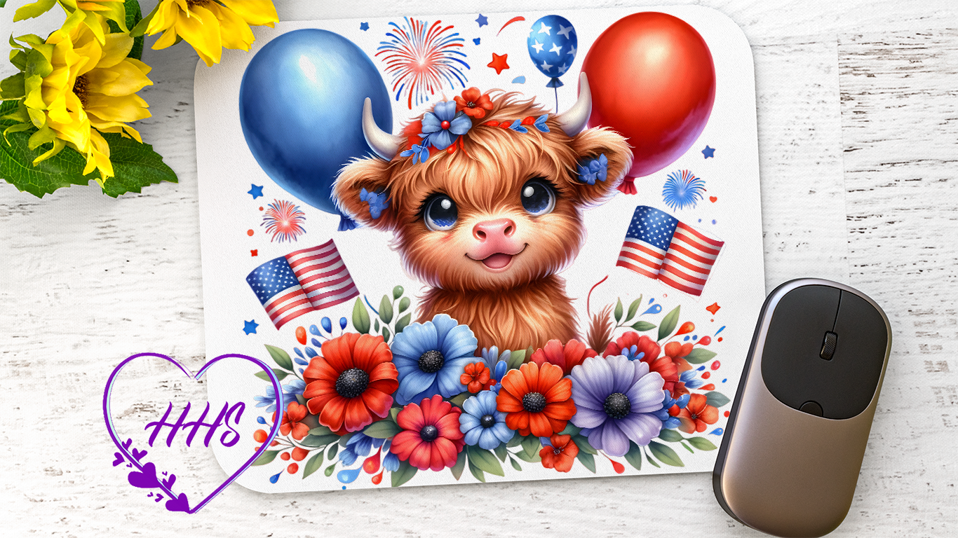 Highland Cow Mouse Pad