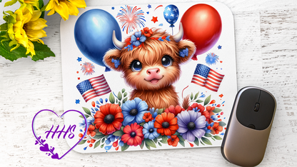 Highland Cow Mouse Pad