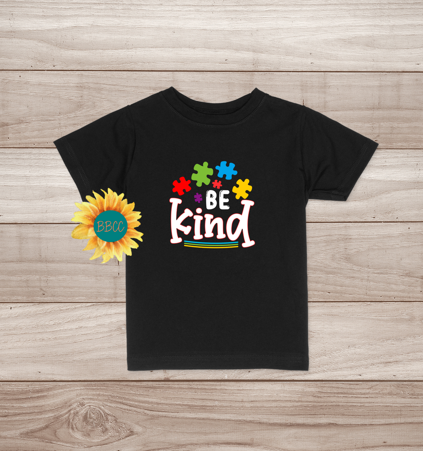 Toddler Autism Awareness Be Kind T-Shirt