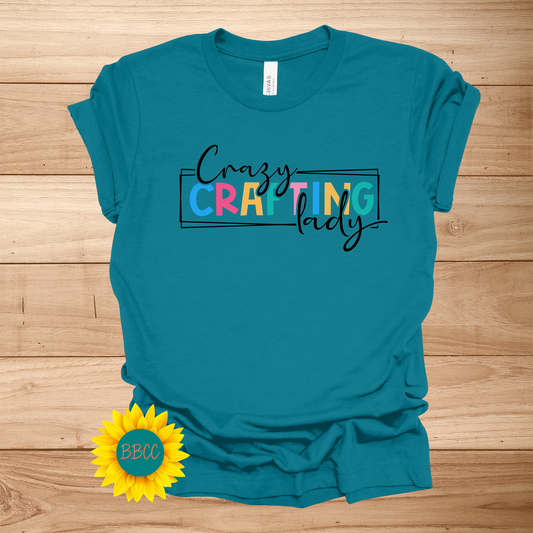 Adult Crafting Lady T-Shirt