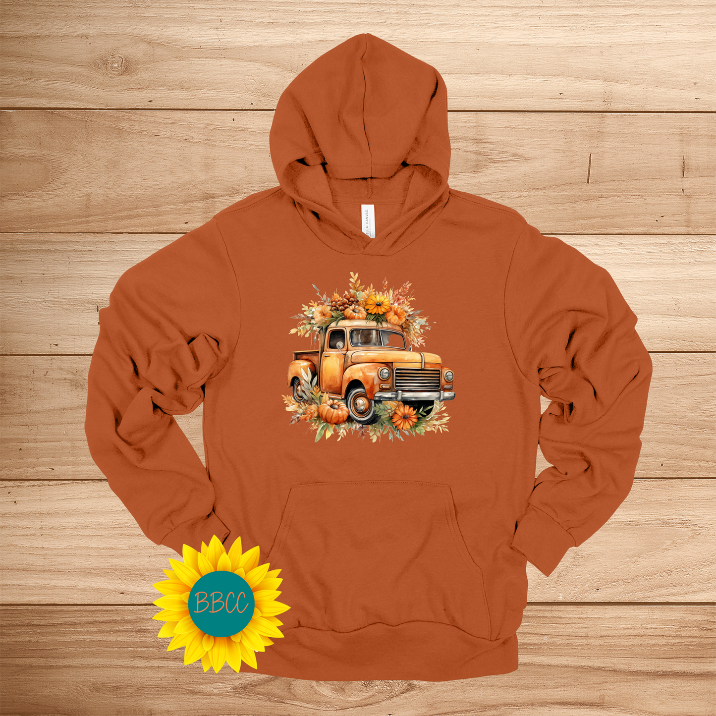 Sunflower Truck Hoodie