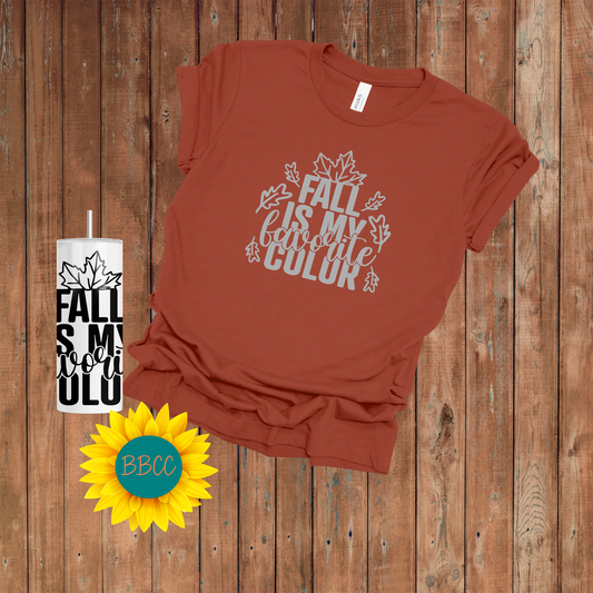 Adult Favorite Color T-Shirt & Tumbler Bundle