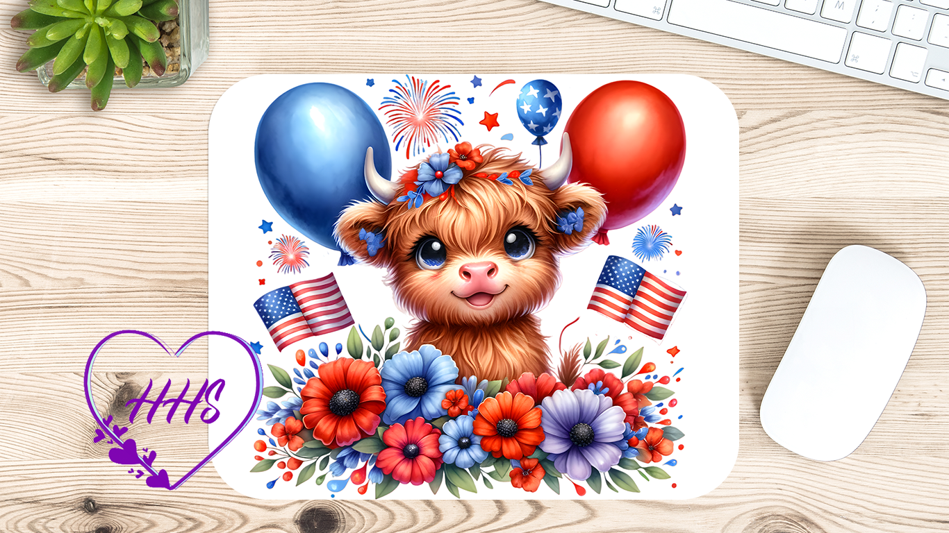 Highland Cow Mouse Pad
