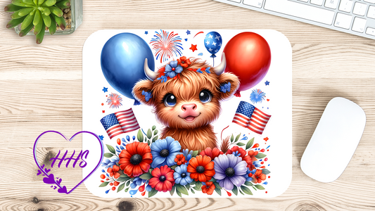 Highland Cow Mouse Pad
