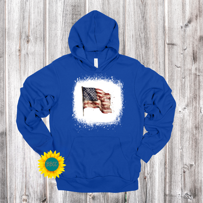 Adult Waving Flag Hoodie