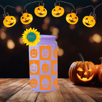 Grin Grid Glow Tumbler