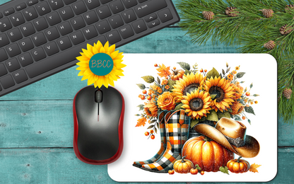 Country Sunflower Mouse Pad