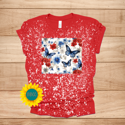 Butterfly with Flowers T-Shirt