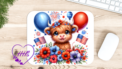 Highland Cow Mouse Pad