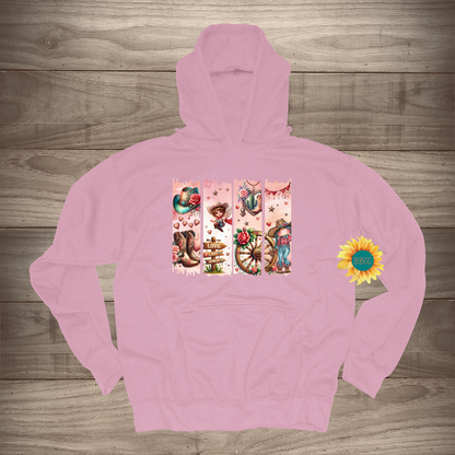 Western Valentine Hoodie