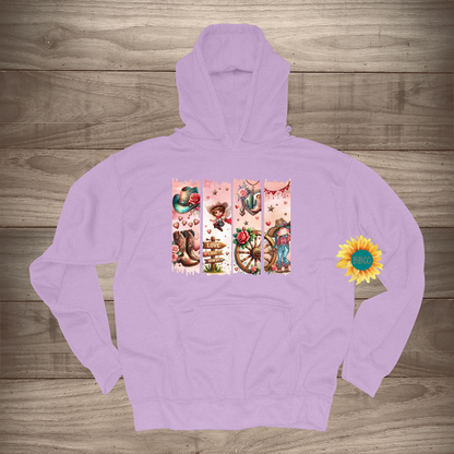 Western Valentine Hoodie
