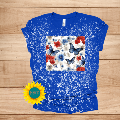 Butterfly with Flowers T-Shirt
