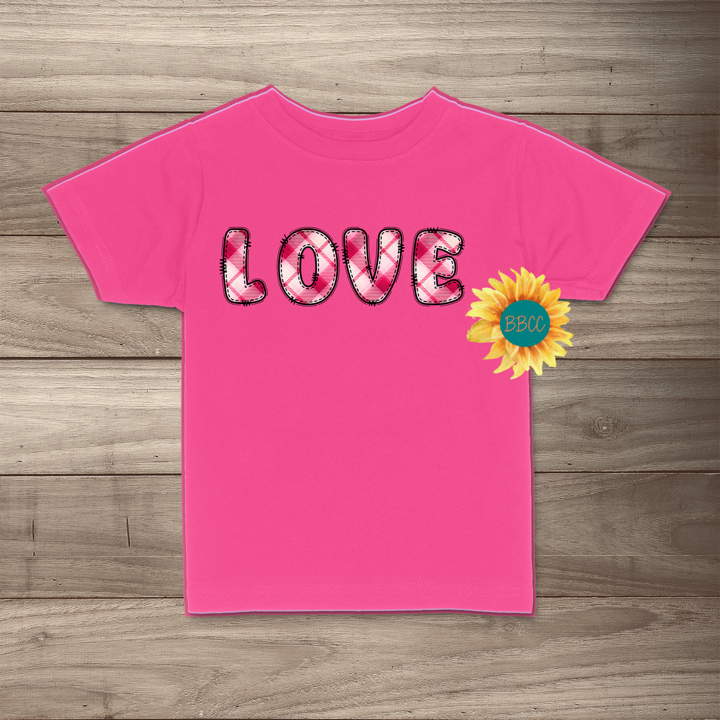 Plaid Love T-Shirt