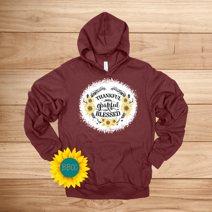 Thankful, Grateful, Blessed Hoodie