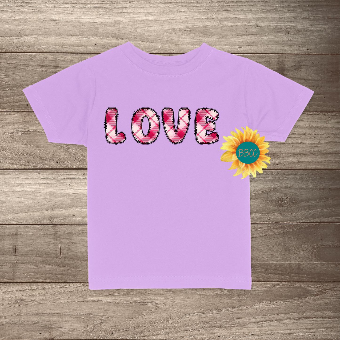 Plaid Love T-Shirt