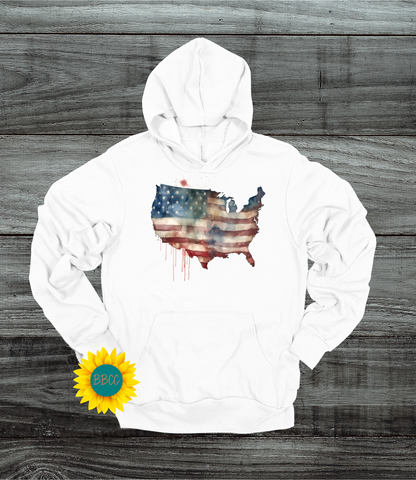 Adult Map Hoodie