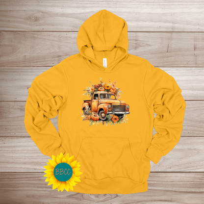 Sunflower Truck Hoodie