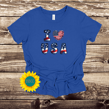 I Heart USA T-Shirt