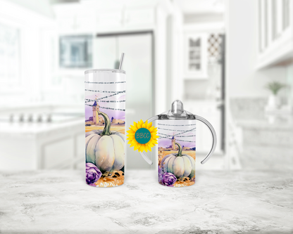 Purple Pumpkins Tumbler