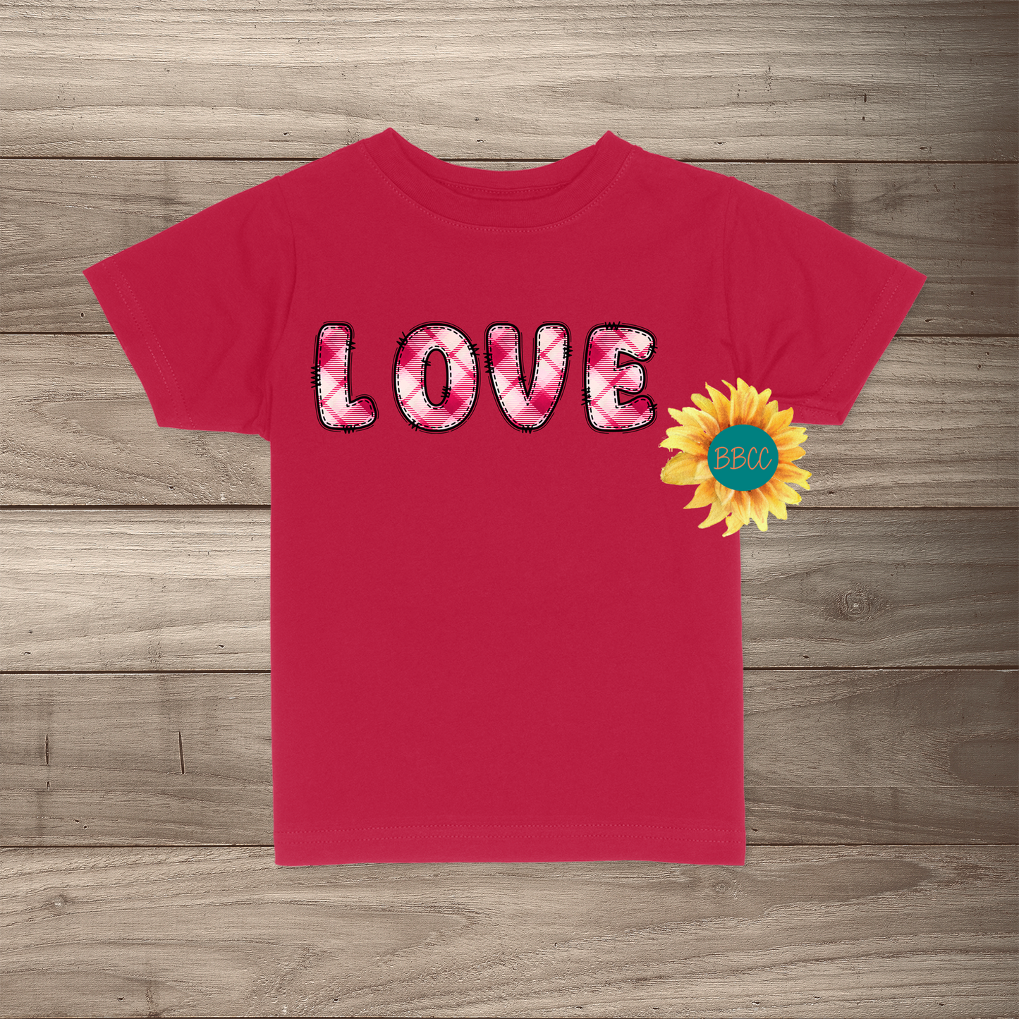 Plaid Love T-Shirt