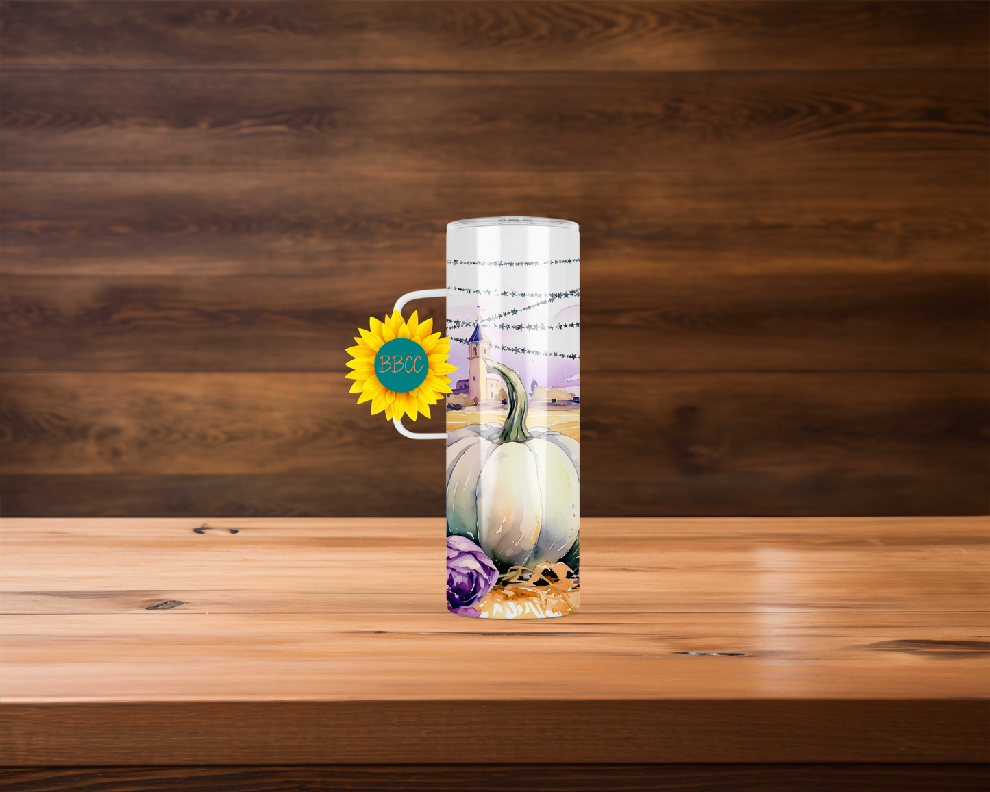 Purple Pumpkins Tumbler