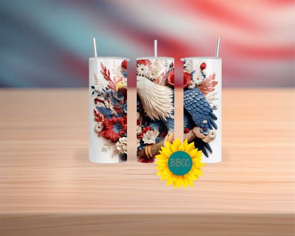 3D Eagle Tumbler
