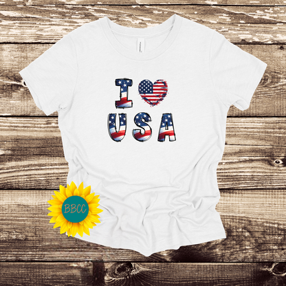I Heart USA T-Shirt
